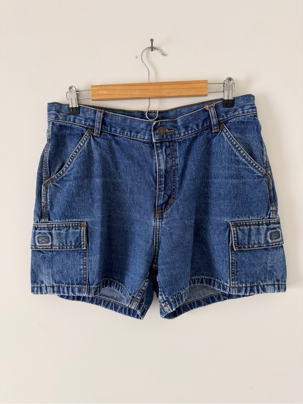 Vintage Riders Denim Cargo Shorts